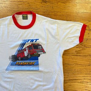 Vintage TNT Fire Truck T-Shirt Men's Large